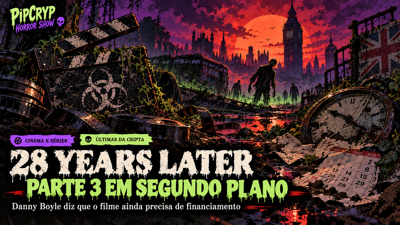 Terceiro '28 Years Later' vai para segundo plano — Danny Boyle diz que ainda falta dinheiro